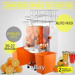 Commercial Electric Orange Squeezer Juice Stainless Lemon Citrus Fruit Maker