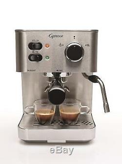 Commercial Espresso Coffee Maker and Cappuccino Machine Barista Brewer Silver