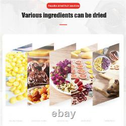 Commercial Food Dehydrator 8 Tray Stainless Steel Fruit Meat Jerky Dryer US