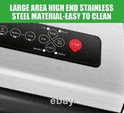 Commercial Food Vacuum Sealer with Digital Scale Stainless Steel Seal Machine