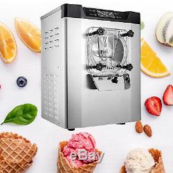 Commercial Frozen Hard Ice Cream Machine Maker 20 L/H Yogurt Ice Cream Maker