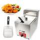 Commercial Gas Deep Fryer Countertop Stainless Steel 10l Propane Gas Frying Pot