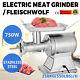 Commercial Grade 1hp Electric Meat Grinder 750w Stainless Steel 550lbs/h