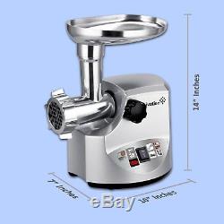 Commercial Grade 2.5HP Electric Meat Grinder 1800W Stainless Steel Heavy Duty