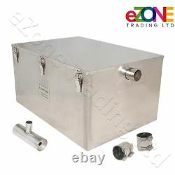 Commercial Grease Trap 98 Litre Catering Waste Fat Oil Filter Stainless Steel