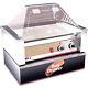 Commercial Hot Dog Roller Grill Cooker With Bun Roll Box & Sneeze Guard Cover Top