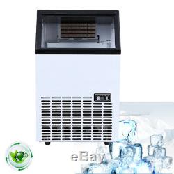 Commercial Ice Cube Maker Machine Auto Built-in Cube Stainless Steel Ice Maker