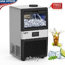 Commercial Ice Maker Machine Stainless Steel Ice Cube Machine Undercounter