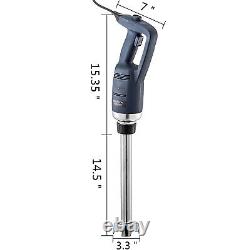Commercial Immersion Blender Electric Handheld Mixer 16000RPM 350W 400mm Stick