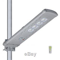Commercial LED Solar Street Light Outdoor IP65 Dusk to Dawn Sensor Lamp 3,000LM