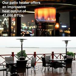 Commercial LP Gas Outdoor Patio Garden Heater Propane Stainless Steel Bronze