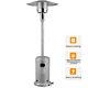 Commercial Lp Gas Outdoor Patio Garden Heater Propane Stainless Steel Silver