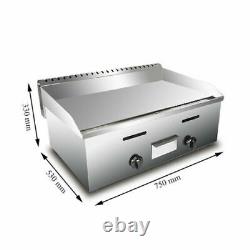 Commercial Large LPG Gas Griddle Barbeque Plate