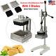 Commercial Manual Potato French Fries Cutter Vegetable Slicer Machine 3 Blades