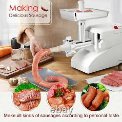 Commercial Meat Grinder Electric 3 Speeds Stainless Steel Heavy Duty 2000W 2.6HP