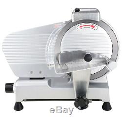 Commercial Meat Slicer Stainless Steel 10 Blade Cheese Food Electric Cutter