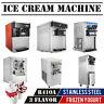 Commercial Mix Flavor Soft / Hard Ice Cream Machine Maker Ice Cream Cone 110v