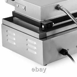 Commercial Nonstick Electric 6pcs Waffle Maker Hot Dog Machine Stick Baker USA