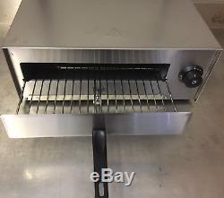 Electric Toaster Snack Grill 12 Inch Stainless Steel Davlex Commercial Pizza Oven