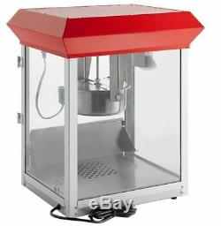 Commercial Popcorn Maker Machine 8 oz Popper Concession Stainless Steel Kettle