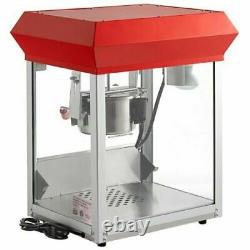 Commercial Popcorn Maker Machine Popper Electric Durable Stainless Steel Frame