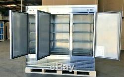 Commercial Refrigerator Freezer Combo 3 Door RF83 Stainless Steel Fridge NSF