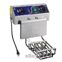 Commercial Restaurant Electric 11.7L Deep Fryer Stainless Steel with Timer Drain