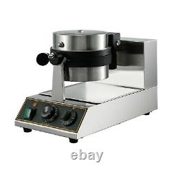 Commercial Round Waffle Maker Electric Waffle Machine Belgian Waffle Nonstick