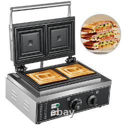 Commercial Sandwich Maker Panini Press Grill Cheese French Toast Waffle Maker