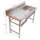 Commercial Sink Bowl Kitchen Catering Prep Table&1 Compartment Stainless Steel