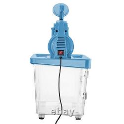 Commercial Snow Cone Machine Ice Shaver Ice Crusher Ice Blender Dual Blades ETL