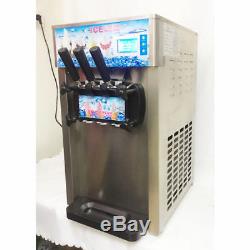 Commercial Soft Ice Cream Machine 3 Flavors Frozen Ice Cream MakerSelf Pick Up