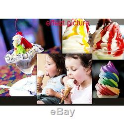 Commercial Soft Ice Cream Machine Ice Cream Maker Ice Cream Cone Yogurt 3 Flavor