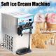 Commercial Soft Ice Cream Making Machine 3-flavor Countertop Soft Yogurt Maker