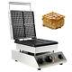 Commercial Square Belgian Waffle Maker Machine Waffle Baker Alarm Iron Machine