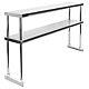 Commercial Stainless Steel Double Overshelf 18 X 60 For Work Table