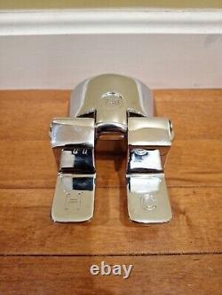 Commercial Stainless Steel Dual Foot Pedal Control for Sink Faucet New Chrome