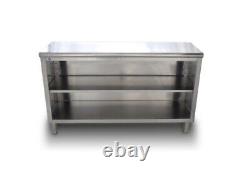 Commercial Stainless Steel Food Prep Work Table Cabinet 48x18