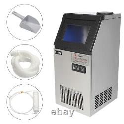 Commercial Stainless Steel Ice Maker Machine Countertop 150Lbs/24H LCD Display