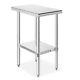 Commercial Stainless Steel Kitchen Food Prep Work Table 12 X 30