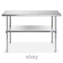 Commercial Stainless Steel Kitchen Food Prep Work Table 24 x 48