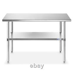 Commercial Stainless Steel Kitchen Food Prep Work Table 30 x 48