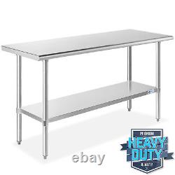 Commercial Stainless Steel Kitchen Food Prep Work Table 60 x 24