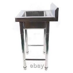 Commercial Stainless Steel Kitchen Utility Sink Restaurant Sink -1 Compartment