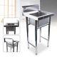 Commercial Stainless Steel Kitchen Utility Sink Restaurant Sink With Compartment