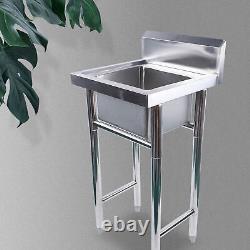 Commercial Stainless Steel Kitchen Utility Sink Restaurant Sink with Compartment