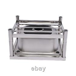Commercial Stainless Steel Kitchen Utility Sink withStorage Space 55 X 55 X 85cm