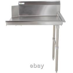 Commercial Stainless Steel Right Side Clean 48 Dish Washer Table 4' Dishwashing