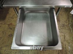 Commercial Stainless Steel Work Table with Drawer and Undershelf 30 x 24
