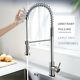 Commercial Touch Kitchen Sink Faucet Pull Down Sprayer Brushed Nickel Mixer Tap